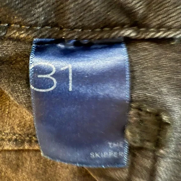 Pilcro Noir size 31 black stretch denim wide leg pants patch pockets - Picture 6 of 10